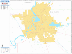 Eau Claire Digital Map Basic Style